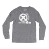 born to cycle forced to work Long Sleeve Shirts
