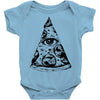 illuminati pizza Baby Onesie