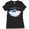 no bowling!!! Ladies Fitted T-Shirt
