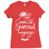music is the universal language of mankind Ladies Fitted T-Shirt