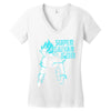 Super Saiyan God DB Super Goku Women's V-Neck T-Shirt