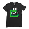 word muncher Ladies Fitted T-Shirt