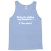 rules for dating my daughter funny Tank Top