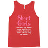 Short Girls God Only Lets Things Grow Up Tank Top