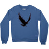 black raven with red eye Crewneck Sweatshirt