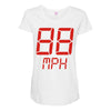 back to the future movie inspired tshirt Maternity Scoop Neck T-shirt
