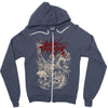 cattle decapitation (alone at the landfill) Zipper Hoodie