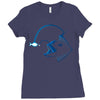out baby fished Ladies Fitted T-Shirt