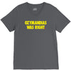 ozymandias was right V-Neck Tee