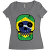 brazil till i die Women's Triblend Scoop T-shirt