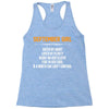 September Girl Hated By Many Racerback Tank