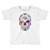 Colorful Skull Toddler T-shirt