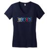 one piece Women's V-Neck T-Shirt