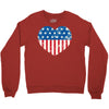 usa flag 2 Crewneck Sweatshirt