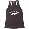 get to the point Racerback Tank