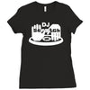 dj scratch men's Ladies Fitted T-Shirt