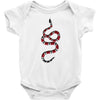 snake red black Baby Bodysuit