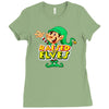 raised by elves elf christmas Ladies Fitted T-Shirt