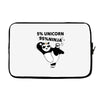 5 Percent Unicorn 95 Percent Ninja Laptop sleeve