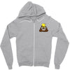 trump shit pocket Zipper Hoodie