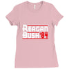 reagan bush '84 Ladies Fitted T-Shirt
