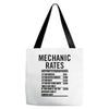 mechanic labour rates Tote Bags
