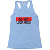 do not look honey back Racerback Tank