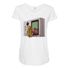 the pipe Maternity Scoop Neck T-shirt