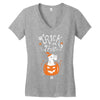 trick or treat Women's V-Neck T-Shirt