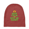 keep calm candy Baby Beanies