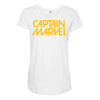 captain marvel 6 Maternity Scoop Neck T-shirt