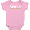 atheism funny retro religion jesus christ believer comic god Baby Bodysuit