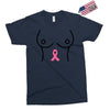 breast with pink ribbon Exclusive T-shirt