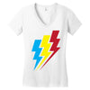 Lightning Women's V-Neck T-Shirt