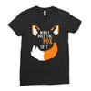 for fox sake Ladies Fitted T-Shirt