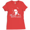 twilight  bella jacob edward film  fun Ladies Fitted T-Shirt