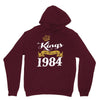 kings are born in 1984 Unisex Hoodie