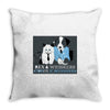 rex and whiskers attorneys Throw Pillow