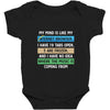 My Mind is Like My internet Browser i Have 19 Tabs Open 3 Are Frozen A Baby Bodysuit