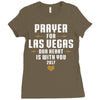 Prayer for Las Vegas, Our Heart Is With You, 2017 Ladies Fitted T-Shirt