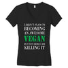 vegan Women's V-Neck T-Shirt