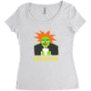 shocking news Women's Triblend Scoop T-shirt