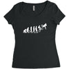 bike evolotions Women's Triblend Scoop T-shirt