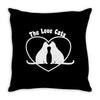 valentine's day love cats Throw Pillow