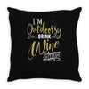 wine outside Throw Pillow