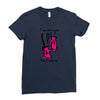 i run like a girl try to keep up Ladies Fitted T-Shirt
