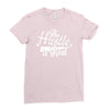 the hustle is real Ladies Fitted T-Shirt