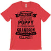 Super Cool Poppy Of A Freaking Awesome Grandson T-Shirt
