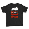 can't scare me halloween funeral direct Youth Tee