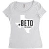 Beto For Senate Texas Map Women's Triblend Scoop T-shirt